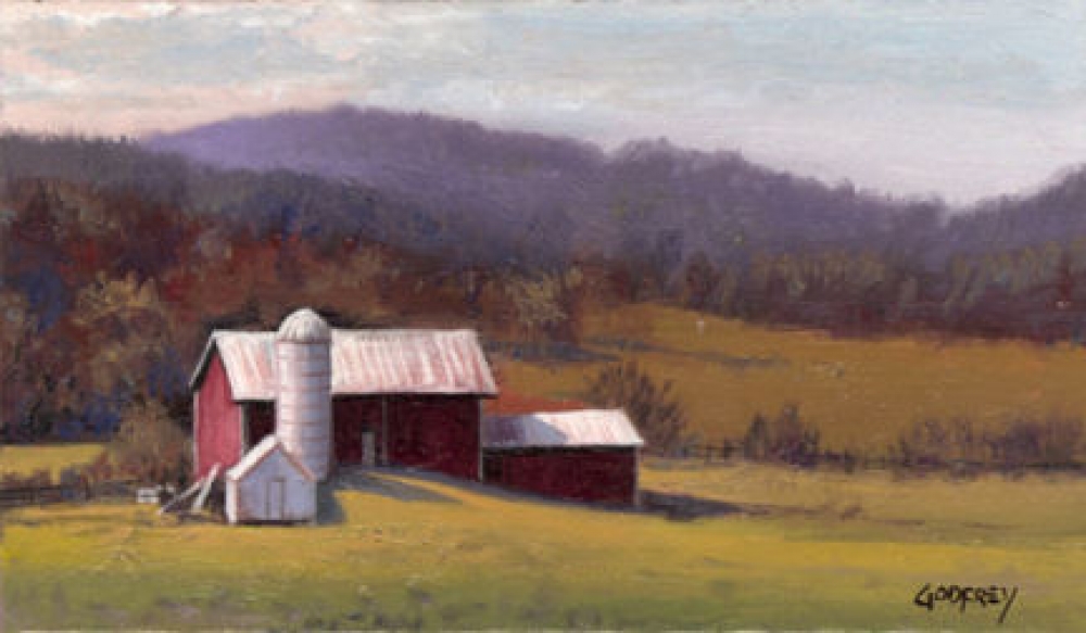 Morning Near Jeremiah Run Michael Godfrey Highlands Art Gallery