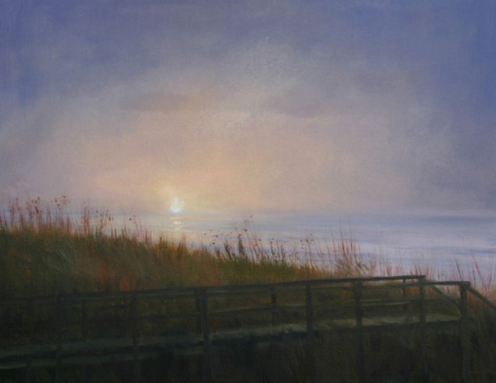 "Distant Rain" Paula Holtzclaw Highlands Art Gallery