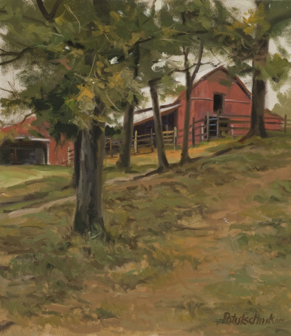 Kemp's Barn (plein air)