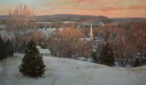  Click to See Winter Sunrise Over Lambertville