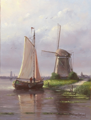  Click to See A Dutch Riverside