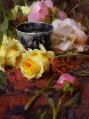  Click to See Roses, Peonies and Teacup