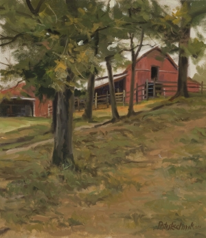  Click to See Kemp's Barn (plein air)