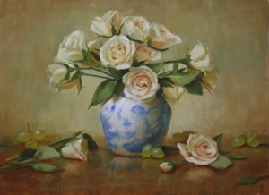  Click to See Miniature Roses in Delftware